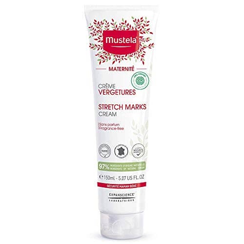 Mustela Maternity Stretch Marks Cream for Pregnancy - with Natural Avocado, Maracuja & Shea Butter - Fragrance-Free & EWG Verified - 5.07 fl. Oz